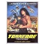 Tonnerre - thunder - larry ludman - mark gregory - affiche de cinma plie 160x60 cm