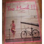 Too much - emily lloyd, affiche cinema originale 120 x 160 cm