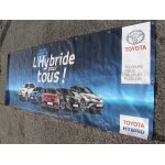 Toyota banderole circuit automobile déco Toyota banderole circuit automobile déco