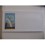 Trouville : la piscine lot de 5 enveloppes illustres (11x22) et de 8 feuilles illustres (21x29) sur ...