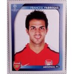 Uefa champions league 2008 / 2009 - arsenal fc n71 francesc fabregas - foot, autocollant, sticker, image, ...