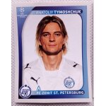Uefa champions league 2008 / 2009 - fc zenit st. petersburg n544 anatoliy tymoshchuk - foot, autocollant, ...