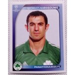 Uefa champions league 2008 / 2009 - panathinaikos fc n394 georgios karagounis - foot, autocollant, sticker, ...