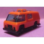 Van / bus / v�hicule a�roport - orange et noir - kinder / giodi (fin 70's)