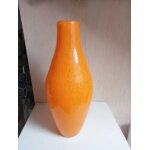 Vase 1920 en pate de verre clichy hauteur 36 cm diam�tre 14 cm