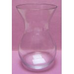 Vase de forme boule / tulipe - verre translucide / transparent -