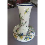 Vase soliflore fa�ence de gien corne d'abondance 1875