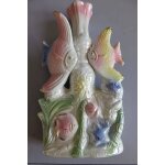 Vase soliflore poissons couleurs iris�es