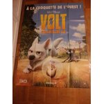 V�ritable affiche de cin�ma pli�e volt, star malgr� lui (bolt) de chris williams avec les voix de john ...