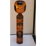 Véritable grande poupée japonaise kokeshi toggata artisanale ancienne signée p15 Véritable grande poupée japonaise kokeshi toggata artisanale ancienne signée p15