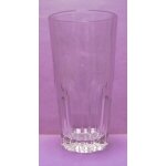 Verre ancien apritif / digestif - forme: tronconique stri - translucide - 10 cl