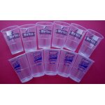 Verres de bire en plastique
