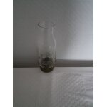 Verre de lampe a ptrole diamtre de base 4, 9cm hauteur 16, 2cm