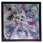 Vibrations  tableau abstrait neuf