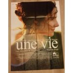 Une vie v�ritable affiche de cin�ma pli�e de st�phane briz� avec judith chemla, jean - pierre darroussin, ...
