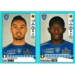 Vignette panini foot 2016 2017 n76 n77 : ga�l danic - abdoulaye keita