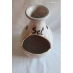 Vintage main a sel en gr�s emaill� / h19