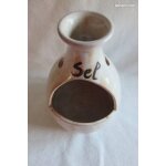 Vintage main a sel en grs emaill / h19