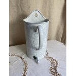 Vintage pot a lavement - broc en tole emaillée 2 l Vintage pot a lavement - broc en tole emaillée 2 l