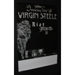 Virgin steele - invictus 1998 original concert blank tour poster - affiche / poster envoi en tube - 59x84cm ...