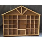 Vitrine en bois pour miniatures et pour objets de collection Vitrine en bois pour miniatures et pour objets de collection