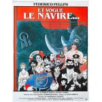 Et vogue le navire (e la nave va) - v�ritable affiche de cin�ma pli�e - format 40x60 cm - de federico ...