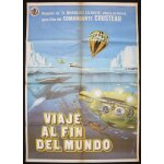 Le voyage au bout du monde * jacques yves cousteau - film 1976 - affiche de cin?ma originale espagnole ...