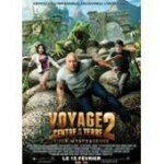 Voyage au centre de la terre 2 l'ile mystrieuse - brad peyton - dwayne johnson - affiche de cinma plie ...