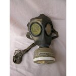 Ww2 / postwar caoutchouc allemagne masque a gaz gaz date de 1968 entier be