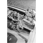 Ww2 - scaphandrier de la royal navy au pont tournant a cherbourg