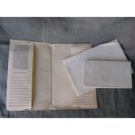 Ww2 us bloc de correspondance enveloppes et feuilles vierges 1944 militaires am�ricaines (39 - 45)