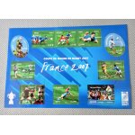 Yvert tellier france 2007 bf 110 (n4063 4072) . coupe du monde de rugby 2007. bloc de 10 timbres. philatlie. ...