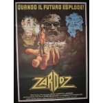 Zardoz * film de science - fiction 1973 john boorman - affiche de cin�ma originale italienne de 1973 ...