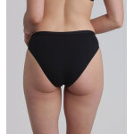 Playtex - lot de 2 culottes �chancr�es noires coton bio