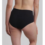 Playtex - lot de 3 culottes taille haute noires coton bio