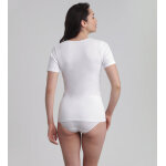 Playtex - t - shirt manches manches courtes blanc cotton feminine