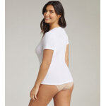 Playtex - t - shirt manches courtes blanc cotton liberty