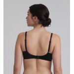 Playtex - soutien - gorge avec armatures noir effet satin� c?ur crois� satin�