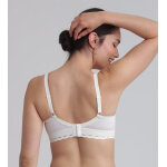 Playtex - soutien - gorge blanc sans armatures c?ur crois� coton bio
