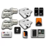 Vds automatisme à 2 vantaux kit under - v boîtes de fondation 230v 121994 / 1 Vds automatisme à 2 vantaux kit under - v boîtes de fondation 230v 121994 / 1