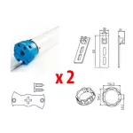 Came 2 x kit moteur tubulaire volet roulant mondrian 5 230v uy0019 001uy0019