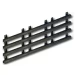 Came crmaillre en nylon module 4 30x20 - 4 mtres - 009cgzp cgzp 4