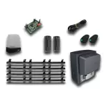 Came kit complet motorisation 801ms - 0020 + 4 mt cr�maill�re nyl empu2923crem