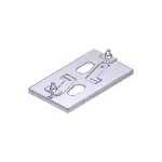 Came pice dtache base fixation motorducteur bz 119ribz002