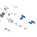 Came pi�ce d�tach�e bo�tier accessories ati 88001 - 0157