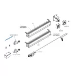 Came pi�ce d�tach�e c�ble d'extension de photocellule cor - rod - sip 119rip076