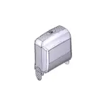 Came pi�ce d�tach�e couvercle motor�ducteur bz 119ribz001