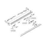 Came pi�ce d�tach�e roue chariot sipario 119rip136