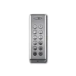 Vds clavier mtallique slim line gris / chrome stand alone 12 / 24v inox - sa
