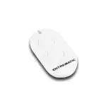 Ditec �metteur 2 canaux 433 mhz �� code tournant blanc nazen2w zen2w